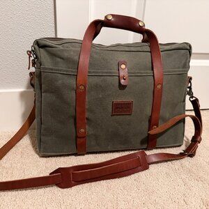 Bradley Mountain Briefcase – Waxed Canvas